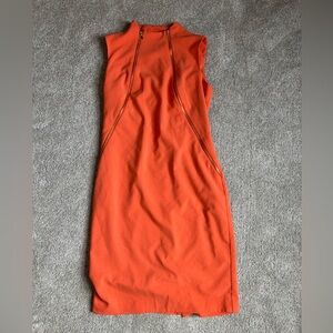 Calvin Klein Orange Sleeveless Dress